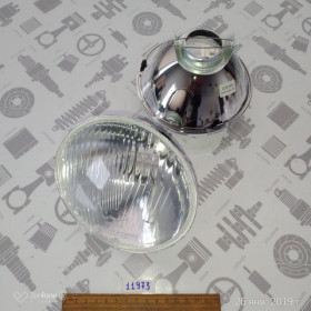 Элемент оптический ВАЗ УАЗ (лампа Н4) дальний и ближний свет (WASSA Украина) (144x93,5мм)